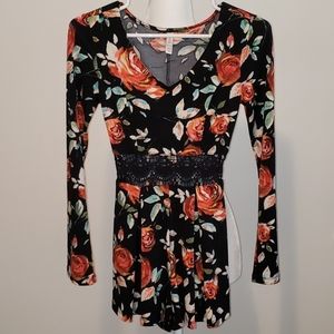 Xhilaration Floral Romper